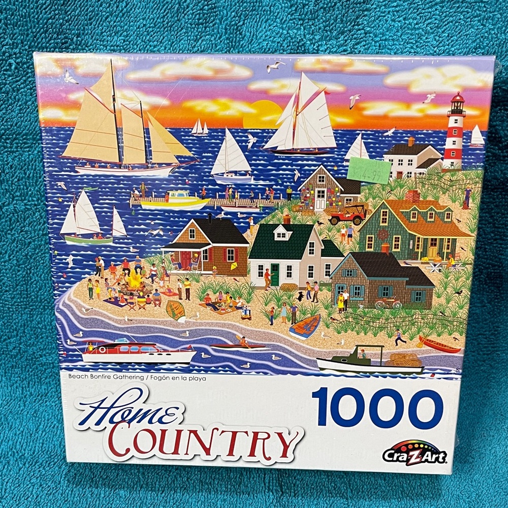 Home Country Puzzle - 1000 Pieces - Multicolor age 10+ never opened.?